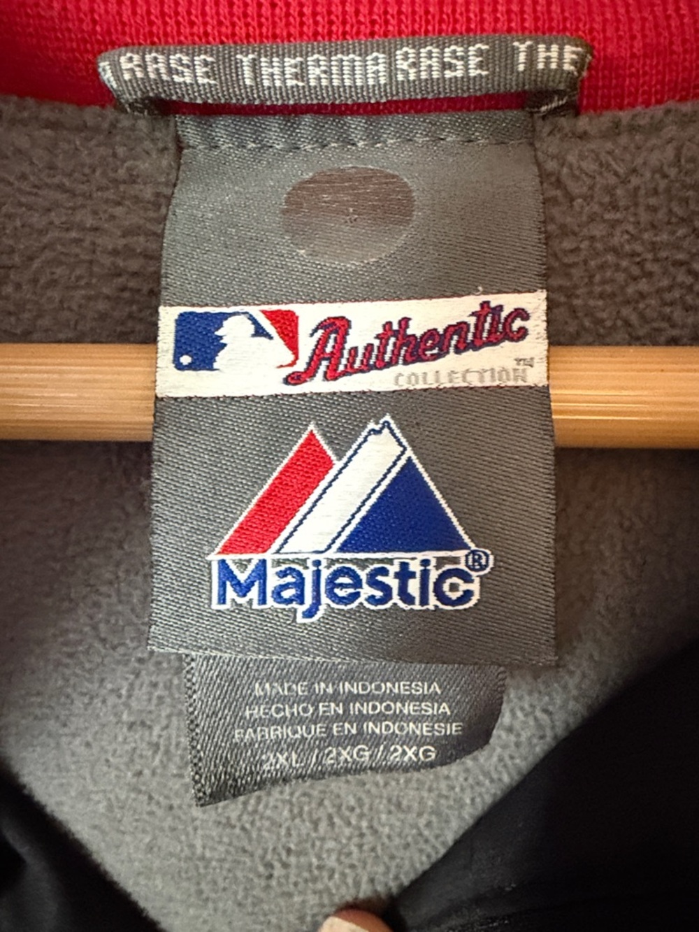 Boston Red Sox Black & Red Full-Zip Jacket Size 2XL Like New Warm - Picture 2 of 13